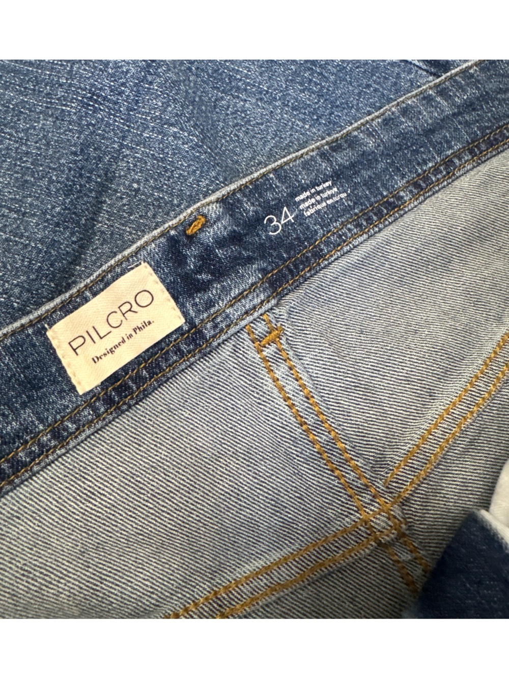 Pilcro Cropped Denim Jeans NWOT Size 33 &34 $138 - Picture 8 of 12